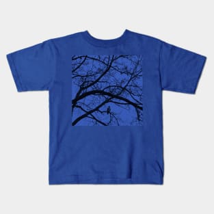 Nightfall in blue Kids T-Shirt